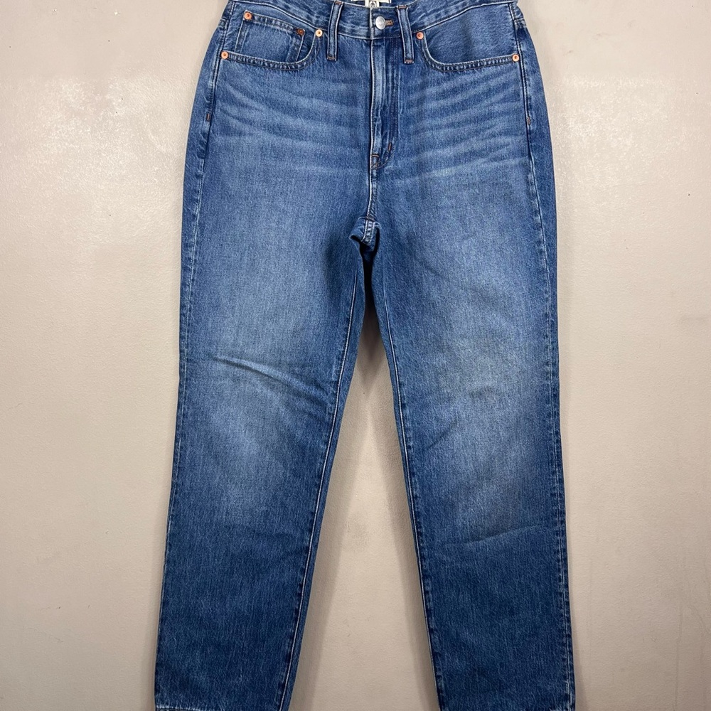 Madewell Women's Straight Leg Jeans - Blue Denim